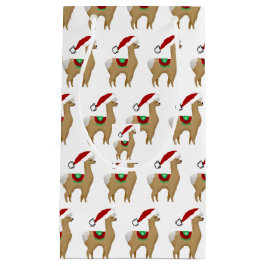 Sacola Para Presentes Pequena Alpaca Christmas Gift Wrapt Bag