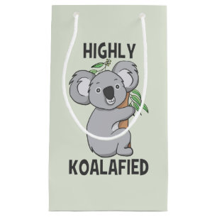 Sacola Para Presentes Pequena Altamente Koalafied Koala