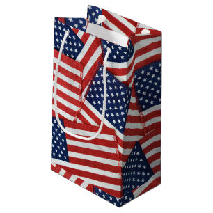 Sacola Para Presentes Pequena American Flag Collection