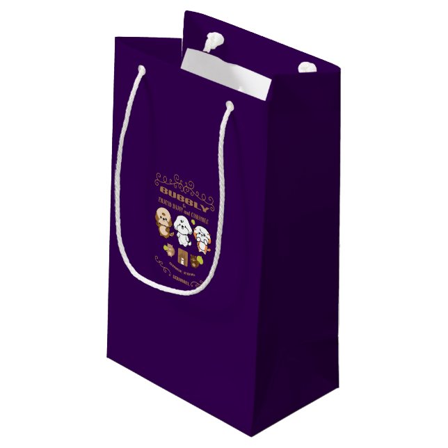 Sacola Para Presentes Pequena Amigos (Verso inclinado)