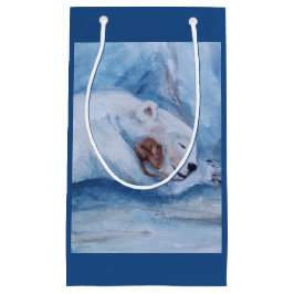 Sacola Para Presentes Pequena Amigos de sono urso e rato