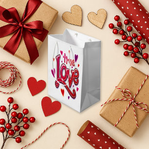 Sacola Para Presentes Pequena Amor Verdadeiro