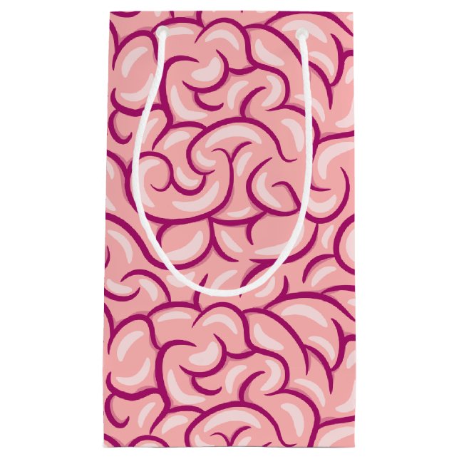 Sacola Para Presentes Pequena Anatomia do Cérebro (Frente)