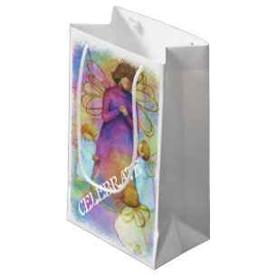 SACOLA PARA PRESENTES PEQUENA ÂNGULOS PESADOS