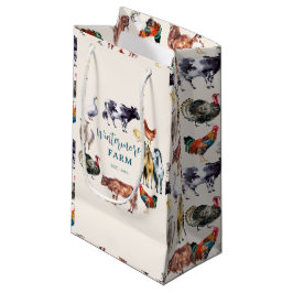 Sacola Para Presentes Pequena Animais de exploração: marfim de negócios com faze