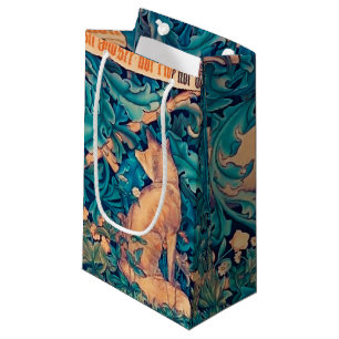 Sacola Para Presentes Pequena Animais na Floresta, William Morris
