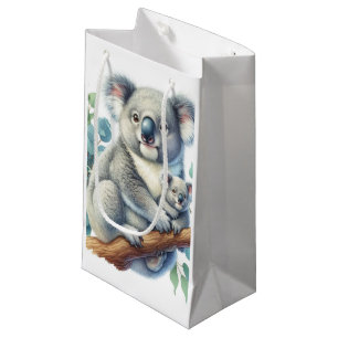 Sacola Para Presentes Pequena Animais Selvagens Koala