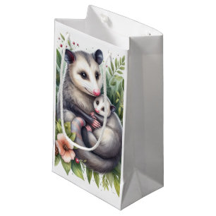 Sacola Para Presentes Pequena Animais Silvestres Possum
