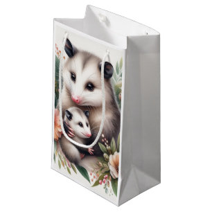 Sacola Para Presentes Pequena Animais Silvestres Possum