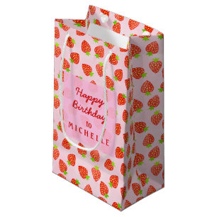 Sacola Para Presentes Pequena Aniversário Personalizado Bonito do Padrão de Mo