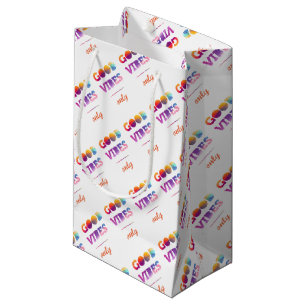 Sacola Para Presentes Pequena Apenas boas vibrações