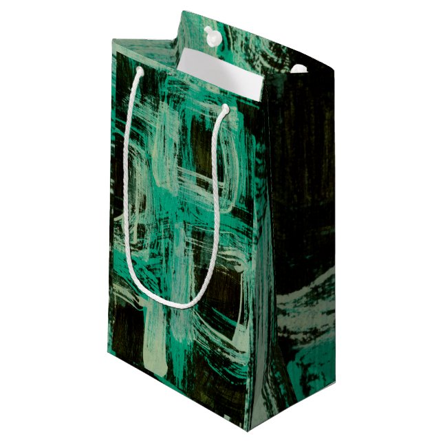 Sacola Para Presentes Pequena Aquamarine Windows I (Frente inclinada)