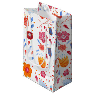 Sacola Para Presentes Pequena Aquarela de Prlower Meadow