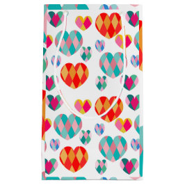 Sacola Para Presentes Pequena Art Deco Namorados