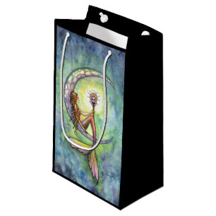 Sacola Para Presentes Pequena Arte de Fantasia da Sereia Lua