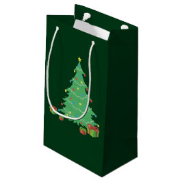 Sacola Para Presentes Pequena Árvore de Natal