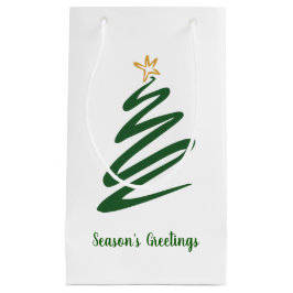 Sacola Para Presentes Pequena Árvore minimalista