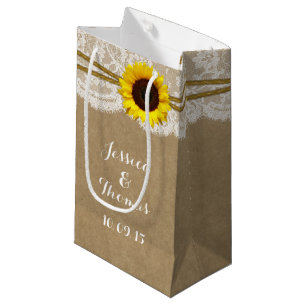 Sacola Para Presentes Pequena As bolsas do presente da coleção de Kraft, de la