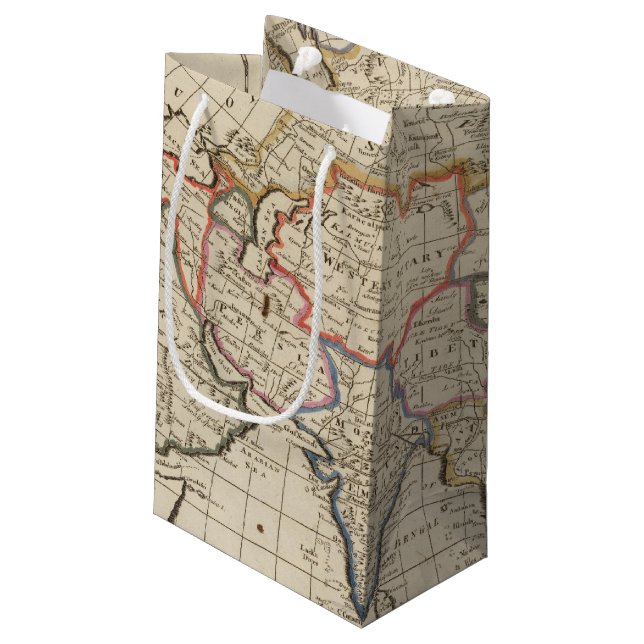Sacola Para Presentes Pequena Ásia 26 (Verso inclinado)