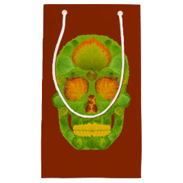 Sacola Para Presentes Pequena Aspen Folha Skull 10