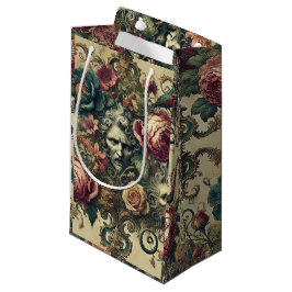 Sacola Para Presentes Pequena Assinatura Arcana-Atelier - Floral Gótico