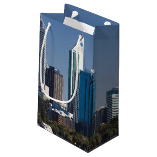 Sacola Para Presentes Pequena Austrália, Perth, panorama da cidade a partir do r