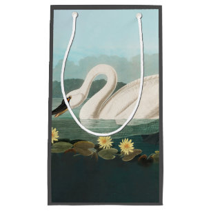 Sacola Para Presentes Pequena Ave-do-mato-branco