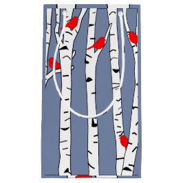 Sacola Para Presentes Pequena Aves e Aves