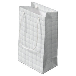 Sacola Para Presentes Pequena Azulejo branco