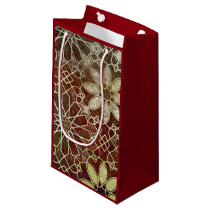 Sacola Para Presentes Pequena Azulejos Místicos II