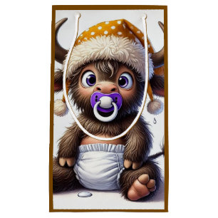 Sacola Para Presentes Pequena Baby Highland, Novo Bebê