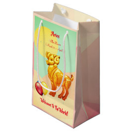 Sacola Para Presentes Pequena Baby Ram Aries Zodiac (21 de março-19 de abril)