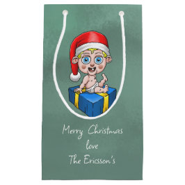 Sacola Para Presentes Pequena Baby Santa Claus