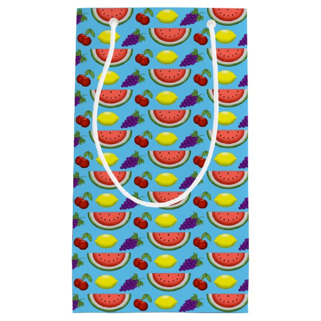 Sacola Para Presentes Pequena Bag de presente de Fruta mista (Frente)