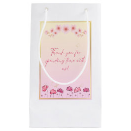 Sacola Para Presentes Pequena Bag de presentes de primavera