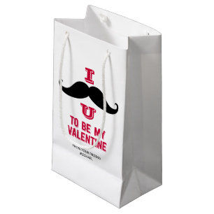Sacola Para Presentes Pequena Bag de presentes para Namorados de crianças bigode