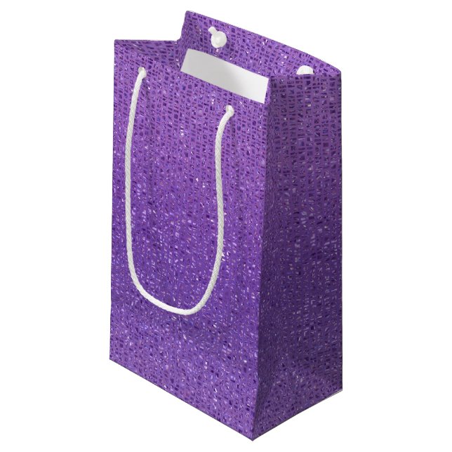 Sacola Para Presentes Pequena Bag Sparkly Gift (Frente inclinada)