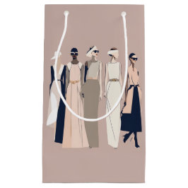 Sacola Para Presentes Pequena Bag Swag de Ilustração Contemporânea