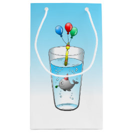 Sacola Para Presentes Pequena Baleia pronta para festa