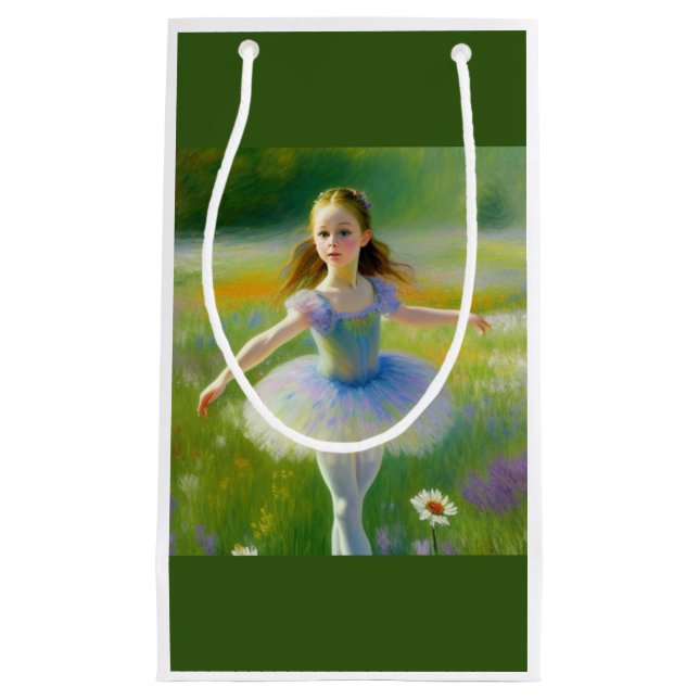Sacola Para Presentes Pequena Ballerina (Frente)