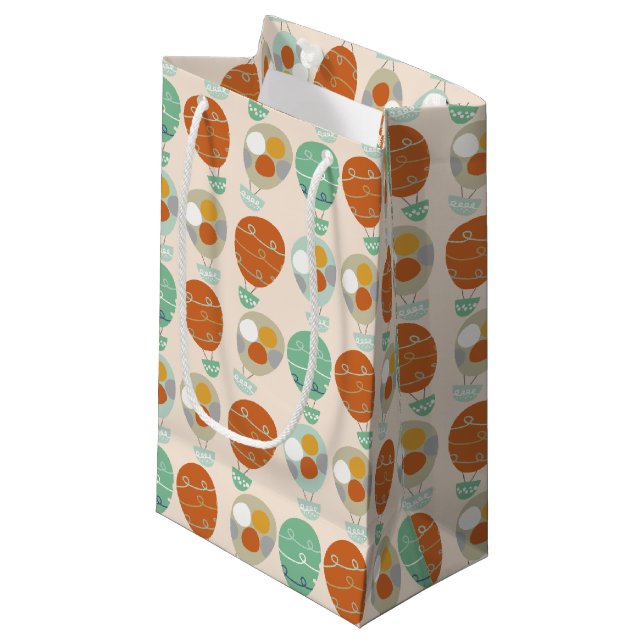 Sacola Para Presentes Pequena Balões de ar quente Whimsic (Frente inclinada)