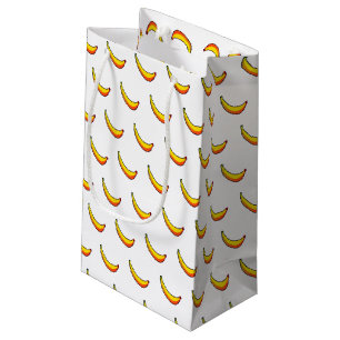 Sacola Para Presentes Pequena Bananas - Pequeno Saco Presente