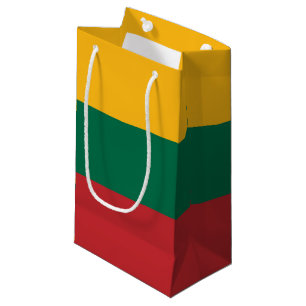 Sacola Para Presentes Pequena Bandeira da Lituânia