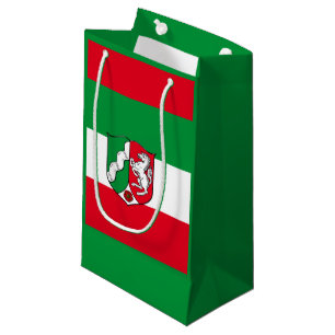 Sacola Para Presentes Pequena Bandeira da Renânia do Norte-Vestefália - Pequena 
