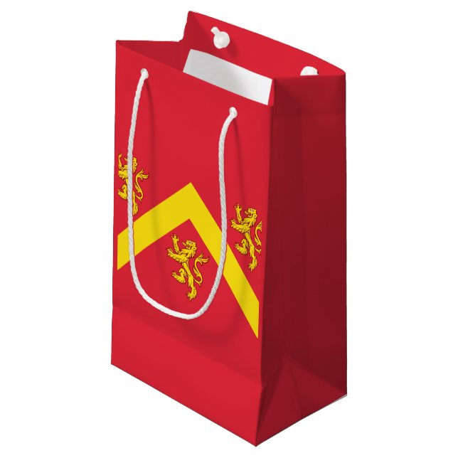 Sacola Para Presentes Pequena Bandeira de Anglesey Small Gift Bag (Frente inclinada)