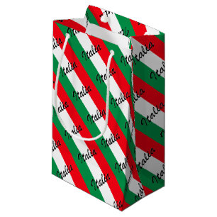 Sacola Para Presentes Pequena Bandeira de Italia - de alta qualidade