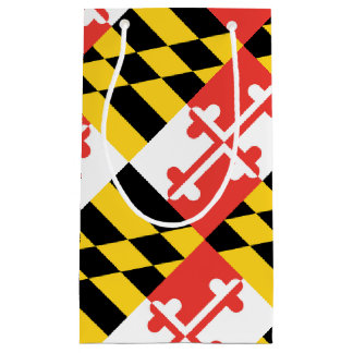 Sacola Para Presentes Pequena Bandeira de Maryland
