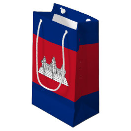 Sacola Para Presentes Pequena Bandeira do Camboja