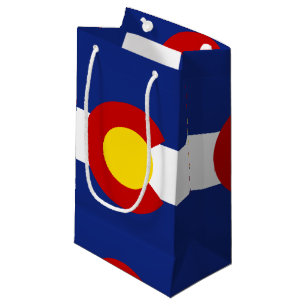 Sacola Para Presentes Pequena Bandeira do Colorado