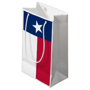Sacola Para Presentes Pequena Bandeira do estado de Texas - cor autêntica de